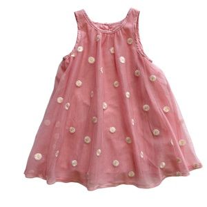 Pink Floral Kids Dress